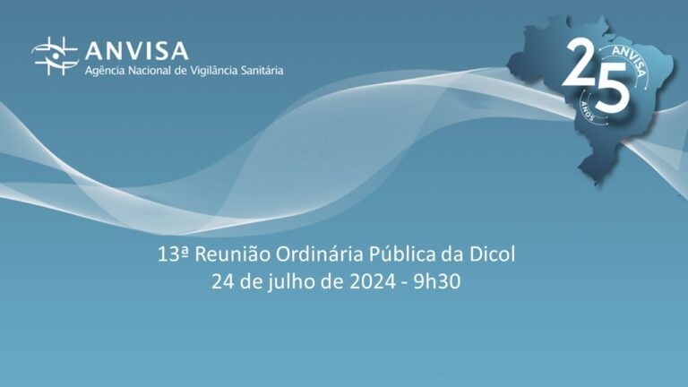 Acompanhe a 13ª Reunião Pública da Diretoria Colegiada