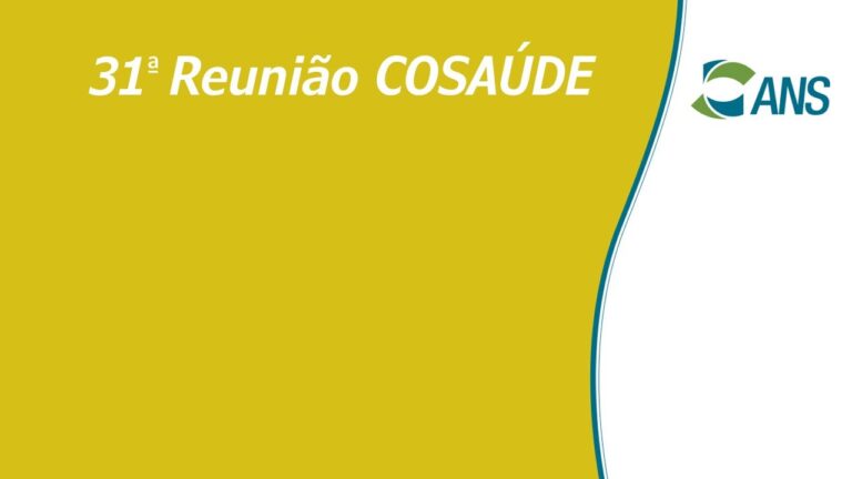 Análises da 31ª reunião técnica da Cosaúde
