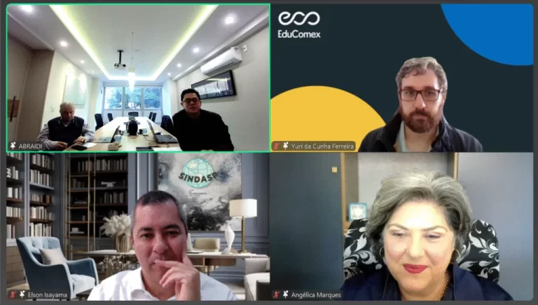 Webinar sobre comércio exterior é promovido pela ABRAIDI em parceria com o Sindasp