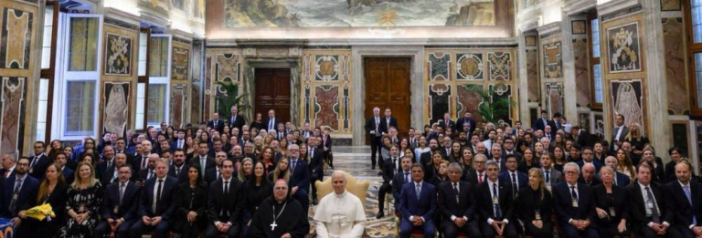 Dirigente da CBDL profere palestra sobre Algorética em encontro aberto pelo Papa Leão IV no Vaticano