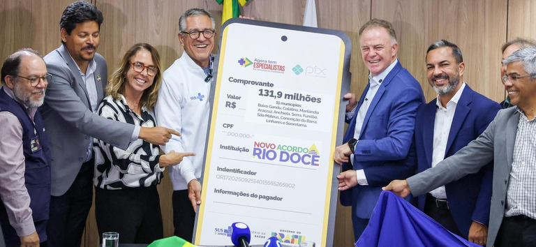 Saúde anuncia Plano de Ação com mais de R$ 131 mi para recuperação da rede de saúde do ES após tragédia ambiental