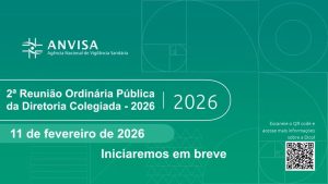 Acompanhe a 2ª Reunião Pública da Diretoria Colegiada da Anvisa