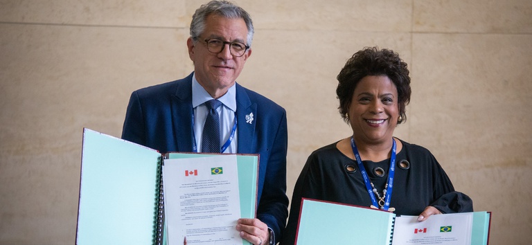 Brasil e Canadá formalizam cooperação internacional em saúde com assinatura de memorando e adesão à Coalizão Global do G20