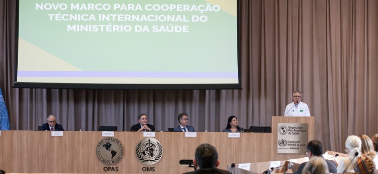 Ministério da Saúde atualiza marco da cooperação técnica internacional e reforça parceria com a OPAS/OMS